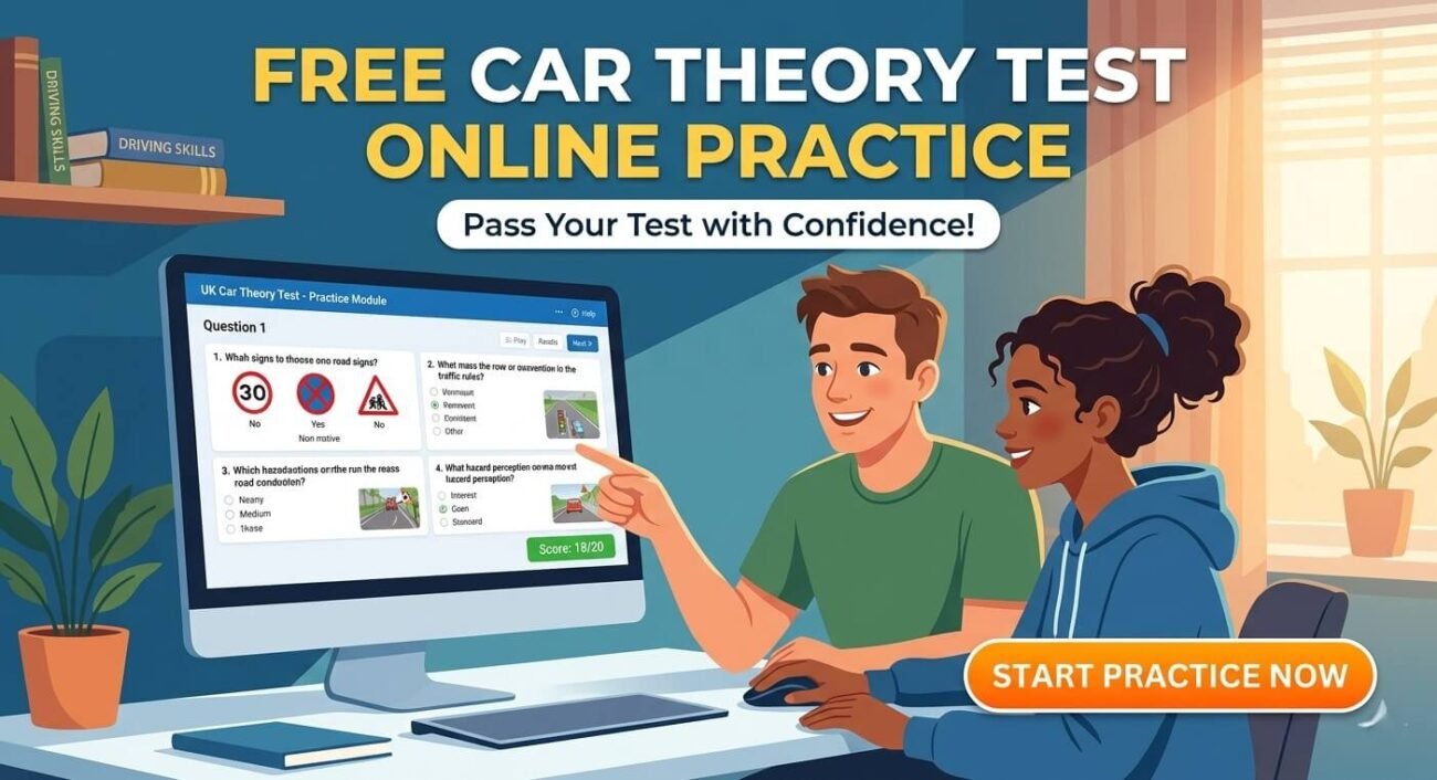 Free Car Theory Test Online Practice